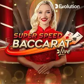Play the Super Speed Baccarat slot by Evolution on Spinarium